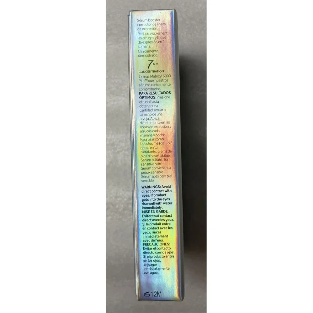 No7 Laboratories Line Correcting Booster Wrinkle Reducer Serum 0.84 oz 25 ml NEW